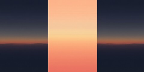 Poster - Stunning twilight view with a gradient sky transitioning from soft pink to deep blue hues