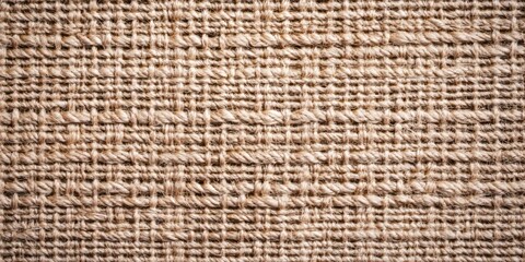 Poster - Textured background showcasing woven natural fibers in a neutral shade, perfect for design and artistic projects