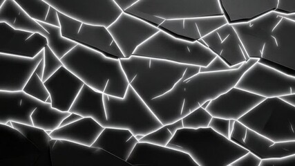 Poster - Abstract Dark Textured Background with Angular Shapes and Shadowy Deep Tones for Creative Projects and Design Applications 4k video footage