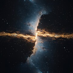 Poster - Exploring cosmic phenomena nebula formation outer space digital art vast universe high-resolution astronomy