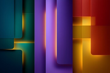 Poster - 3d minimalist abstract backgrounds