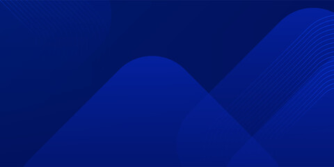Wall Mural - abstract blue background. modern simple blue geometric design. minimal shapes. suit for booklet, bro