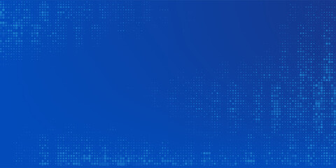 Wall Mural - blue tech finance fintech background abstract pixel pattern. abstract business tech science vector b