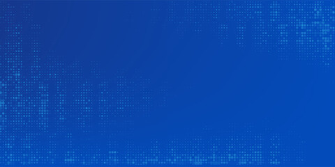 Wall Mural - blue tech finance fintech background abstract pixel pattern. abstract business tech science vector b
