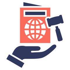 Poster - Immigration Law Mixed Icon