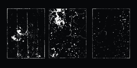 Fototapete - Grunge Urban Backgrounds set.Texture Vector.Dust Overlay Distress Grain ,Simply Place illustration over any Object to Create grungy Effect .abstract,splattered , dirty, texture for your design
