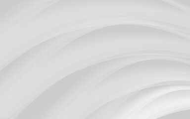 Fototapete - Gray waves background texture abstract smooth curve