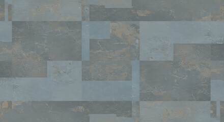 Aufkleber - Abstract Geometric Pattern Weathered Texture Digital Background