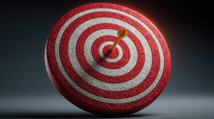 Poster - with red and white stripes representing machine learning inflation calibrator icon concept for econo
