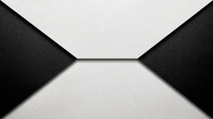 Poster - Elegant black and white background with subtle textures creating a timeless and classic aesthetic for design use