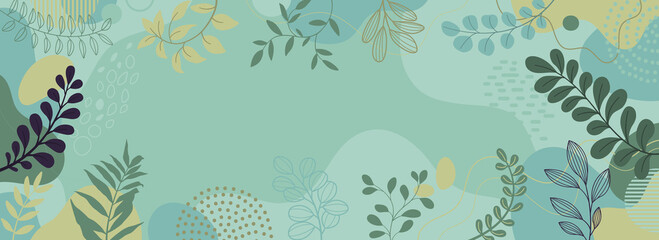 Aufkleber - Background with beautiful. Hand drawn colourful art background design.