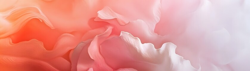 Poster - Delicate blush and pastel color abstract design