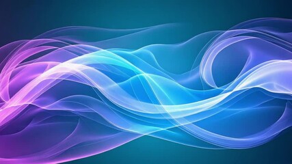 Wall Mural - Abstract flow, seamless looping 4k time-lapse animation video background