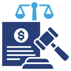 Poster - Valuation Two Color Icon