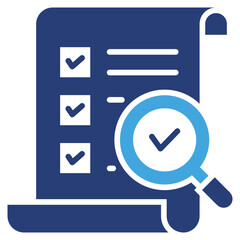 Poster - Audit Two Color Icon