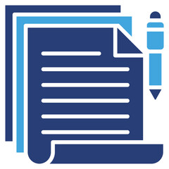 Poster - Sheet Two Color Icon