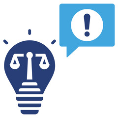 Poster - Advice Two Color Icon