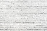 Whitewashed brick wall texture background