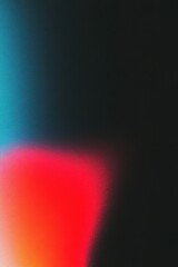 Wall Mural - abstract gradient light with vibrant red and blue tones on dark background
