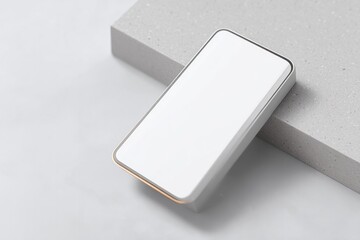 Aufkleber - elevate your product display with minimalistic gadget mockup on clean surface