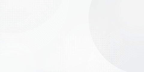 Poster - white geometric abstract background overlap layer on bright space with lines effect decoration. mode