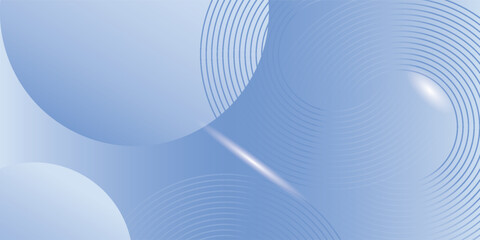Poster - abstract blue modern background with circle elements. digital technology concept.