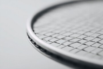 Aufkleber - racket close-up strings in focus