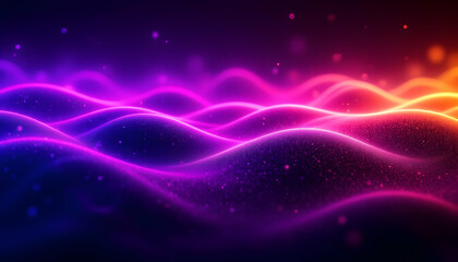 Poster - Abstract Color Gradient Background in Purple, Magenta, and Blue