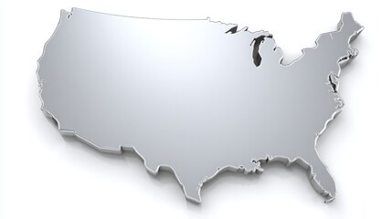 Poster - comprehensive map of the united states of america showcasing ai-balanced regulatory change optimizer