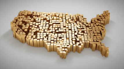 Poster - comprehensive map of the united states analyzing ai-coordinated transnational wealth migration and e