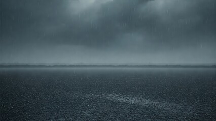 monsoon rain over quiet lake with foggy background and ripples rain wallpaper 4k | rain aesthetic wa