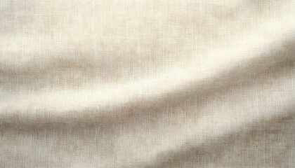 Poster - Light Natural Linen Texture Background for Soft and Organic Design