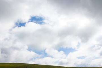 Wall Mural - cloudy nature weather. summer sky background