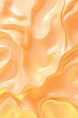 Poster - Fluid, warm gradients in vibrant orange hues create a calming and artistic ambiance evoking feelings of tranquility and creativity