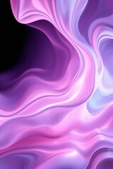 Poster - Swirling waves of purple and pink captivate the viewer, evoking an ethereal and dreamlike atmosphere in a cosmic dance with light