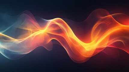 Fototapete - Dynamic abstract design featuring flowing, vibrant colors.