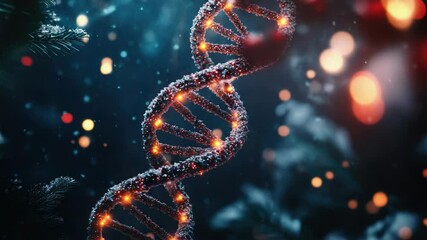 Poster - A detailed view of the double helix structure of DNA, highlighting its molecular components