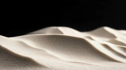 Poster - A close-up shot of sandy dunes or desert landscape