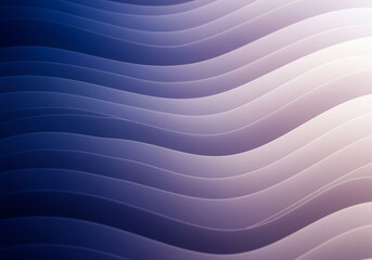 Poster - Wavy pattern abstract design with wavy background. Wavy lines create a smooth flowing abstract design. The wavy pattern is a beautiful and calming background
