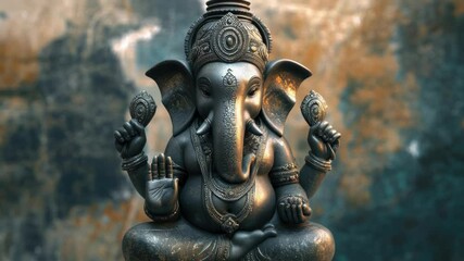 Aufkleber - A figurine of an elephant perched on a table, perfect for decoration or storytelling