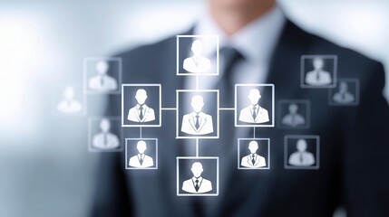 Poster - Organizational Chart Overlay for Human Resource Specialist Team