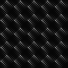 Poster - Black and white geometrical circle pattern background design