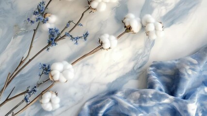 Poster - A close-up view of a bouquet of flowers sitting on a table