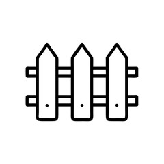 Poster - A simple graphic of a small picket structure with three posts and two horizontal supports showing 100 char