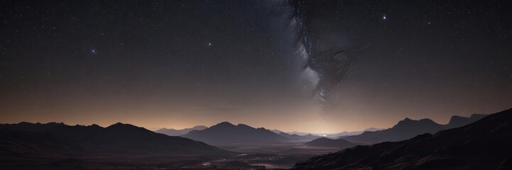 Wall Mural - vast, inky expanse brimming with countless stars , night sky, constellations