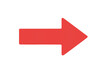 © Sandra - Simple red arrow pointing to the right on a transparent background, ideal for indicating direction or progress
