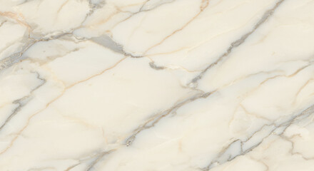 Poster - Elegant white marble texture with golden veins creating luxurious background