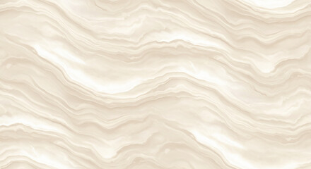 Poster - Beige marble texture creating wavy horizontal lines background