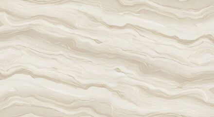 Poster - Seamless Marble Texture Beige Wavy Stone Surface Abstract Pattern Design Luxury Interior Background Seamless Tileable