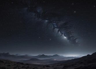 Wall Mural - vast, glittering expanse of stars dark, celestial night , celestial, mysterious